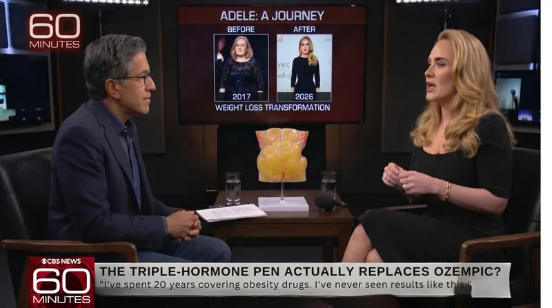 Adele and Dr. Gupta on 60 Minutes